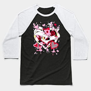 Hazbin Hotel Angel Dust Baseball T-Shirt